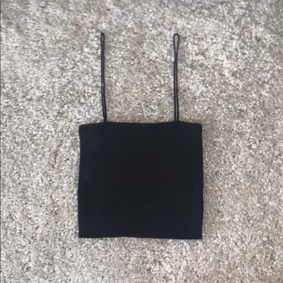 Brandy Melville black spaghetti strap tank - Picture 1 of 3